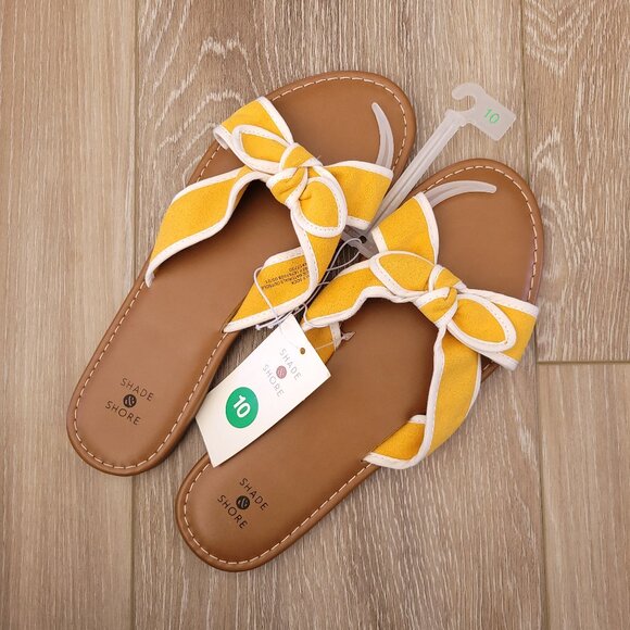 Shade & Shore Shoes - Shade & Shore NWT Women's Sandals size 10 | Summer Vibes | Cute Bow Accent